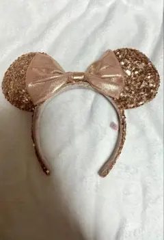 ディズニーランド カチューシャ ミニー スパンコール