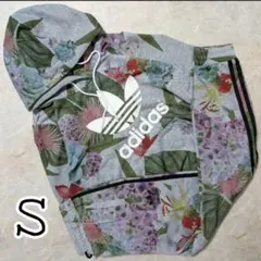 超希少⚡廃盤品adidasパーカー トラックパンツ セットアップ 紫陽花柄S