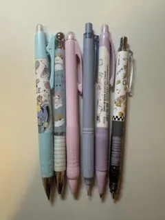 シャープペンシル6本セット