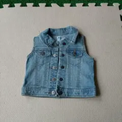 OLD NAVY デニムベスト 90cm ライトブルー