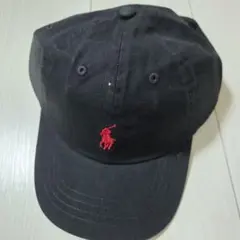 POLO ポロ ブラックキャップ 黒 59cm 帽子 ベースボールキャップ