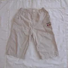 ファミリア　120センチ ベージュ　ハーフパンツ