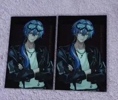 にじさんじ ぎゃうるふ チェキ風カード 小柳 ロウ うるふ ノーマル 2枚