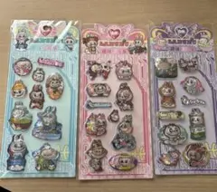 ラブブ　水シール　3枚セット