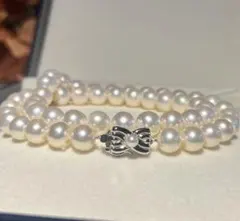 大珠　TASAKI 田崎真珠 8.5mm アコヤ真珠　パールネックレス　鑑別書付