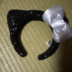 USJキティ黒 スパンコール