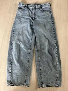 ジーユー　バレルレッグジーンズ　XLサイズ