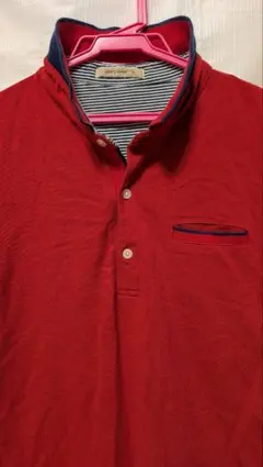 glory crew ポロシャツ 赤 レッド メンズ シャツ Lサイズ