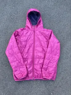 00s Old UNIQLO ピンク ダウンジャケット 短丈 Y2K