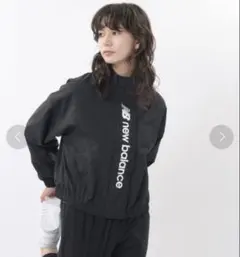 【美品】 ニューバランス ナイロンジャケット ブラック Mサイズ 軽アウター