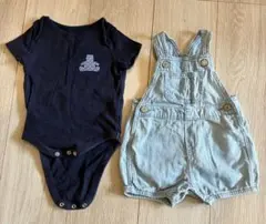 GAP デニムオーバーオール 3-6ヶ月