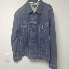 ダークブルー デニムジャケット XL