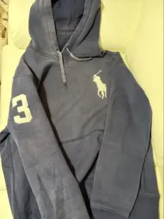 POLO Ralph Lauren ビッグポニー スウェット パーカー ネイビーのサムネイル