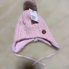 ポンポンニット帽