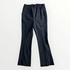 アーバンリサーチロッソ ブラック 裾スリット ストレッチ 美脚パンツ M