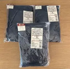 無印良品　Uネック八分袖シャツ　3枚セット