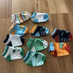ベビー靴下 1-2歳用 滑り止め付き 10足セット