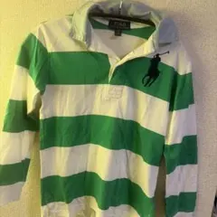 【美品】ラルフローレン ビッグポニー ポロシャツ 130 (7) ネイビー