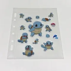 ポケモン　ゼニガメ　シール　韓国限定　おすそ分けシート