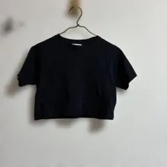 PAGEBOY ブラック Tシャツ クロップド丈のサムネイル