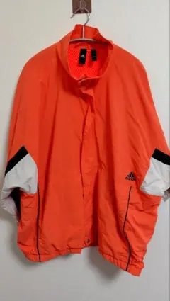アディダス adidas ルーズフィットナイロンジャケット サイズO