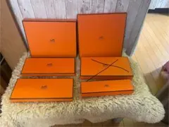 宝飾ケース　贈り物に　HERMES エルメス　ギフトボックス セット 5個セット