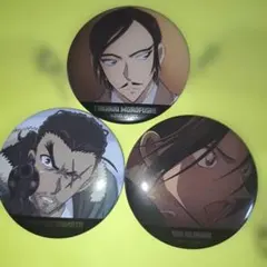 名探偵コナン隻眼の残像場面写トレーディングカバー付き缶バッジ 3個セット