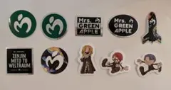 Mrs. GREEN APPLE ゼンジン ステッカー 10枚セット