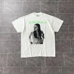 DINOSAUR Jr Green mind 少女 Tシャツ 白/緑 XL