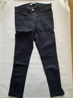 NANO UNIVERSE クール素材　デニムパンツ　メンスS 黒のサムネイル