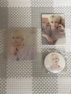 SEVENTEEN cafe ジョンハン コースター/入場特典/缶バッジ