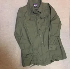 140☆美品☆長袖シャツワンピース