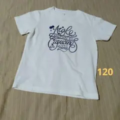 AIGLE ロゴプリント Tシャツ ホワイト　120のサムネイル