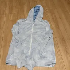 フルジップ ラッシュガード ライトブルー