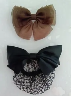 リボンバレッタ　2個セット