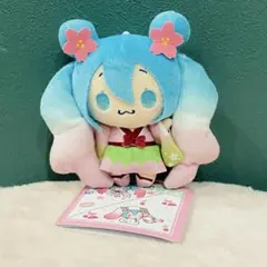 初音ミク×シナモロール コラボ マスコット ちびぐるみ 桜Ver.