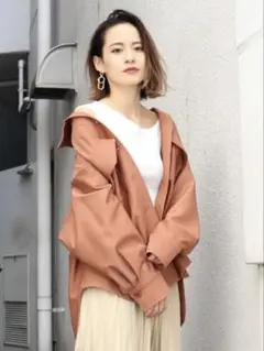 MURUA オーバーサイズ ブルゾン ブラウンのサムネイル