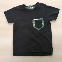 F.O.KIDS ブラック 黒　ポケット　半袖Tシャツ 100サイズ