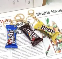 ラスト1点M&M's チョコキーホルダー 3個セット