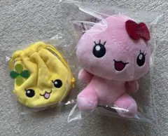 しずくちゃん　ぬいぐるみ　ミニ巾着　２点セット