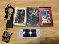 PSP-3000 ホワイト　UMD動作確認済み　おまけ付き