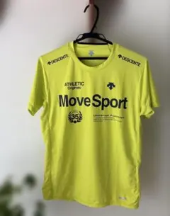 DESCENTE Move Sport Tシャツ イエローＭ