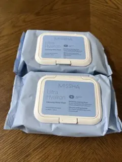 MISSHA Ultra Hyalron クレンジングシート 2個セットのサムネイル