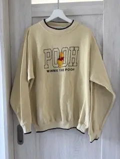 90年代 ヴィンテージ ディズニー　スウェット 刺繍 トレーナー　プーさん