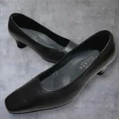 極美品✨asics WALLAGE パンプス　フォーマル　ブラック　セレモニー