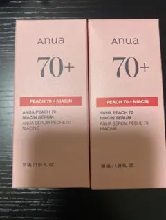 anua Peach 70 + Niacin 30mL 2本セット