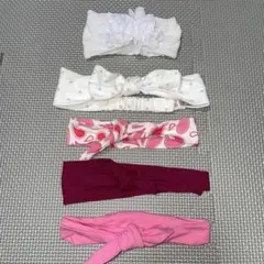 ベビー　ヘアバンド5点セット