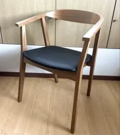 アモック リップチェア ウォルナット×グレー - メルカリ