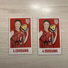 新品VNL2025年日本女子バレーボール代表石川真佑選手スポーツタオル3枚#4 石川真佑 バレーボール 日本代表 タオル 2025年 特典 女子 バレとも
