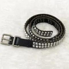 DIESEL ディーゼル スタッズ ベルト レザー y2k 牛革 イタリア製